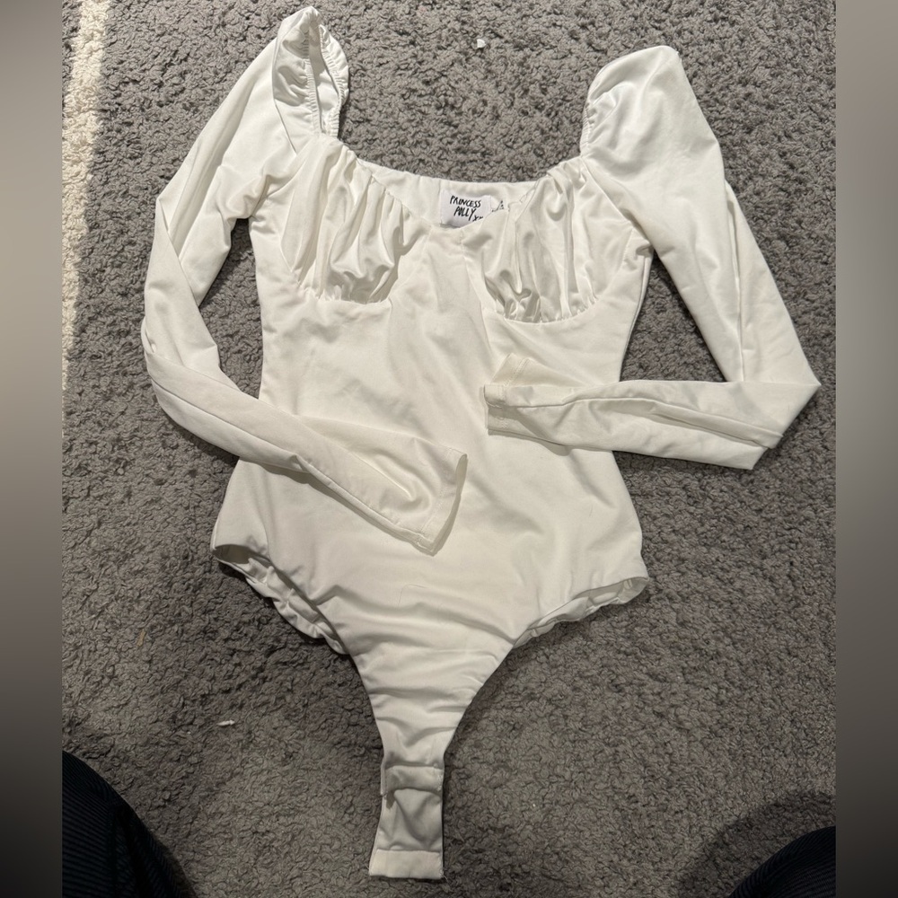 White Princess Polly Bodysuit